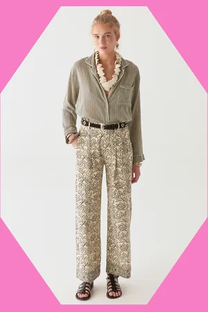 MAISON HOTEL Lolo Straight Leg Trousers
