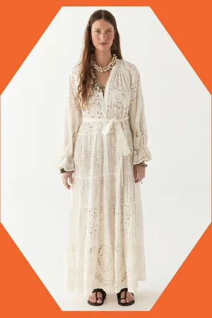 MAISON HOTEL Lilibet Broderie Maxi Dress