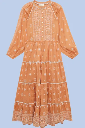 MAISON HOTEL Caroline Embroidered Maxi Dress