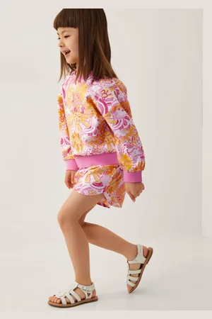 Monsoon Sun Print Sweatshirt and Shorts Set