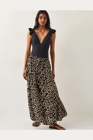 Monsoon Ania Batik Print Maxi Skirt