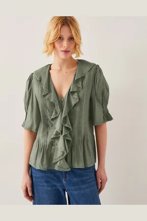 Monsoon Celeste Ruffle Top