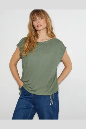 Monsoon Tamara Cap Sleeve Tie Jersey Top