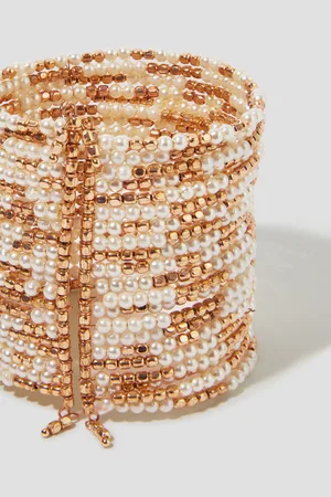 Monsoon Pearl Beaded Cuff Bracelet