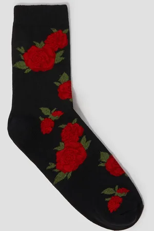 Monsoon Rose Print Socks