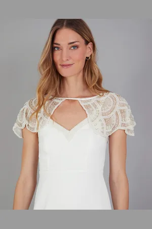 Monsoon Embellished Bridal Shoulder Cape
