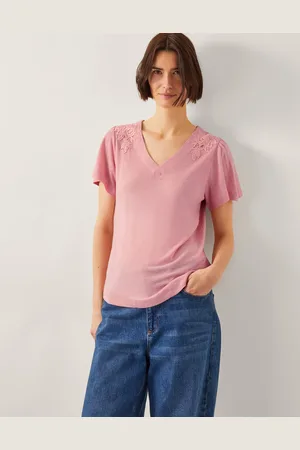 Monsoon Mabel Linen Blend T-Shirt