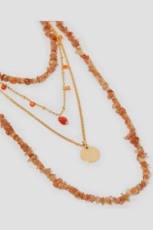 Monsoon Quartz Stone Layered Necklace