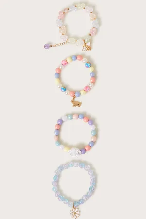 Monsoon 4-Pack Beaded Bracelets