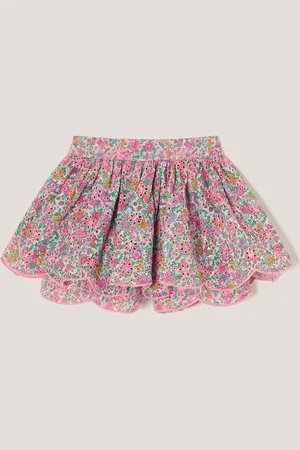 Monsoon Broderie Floral Print Skort