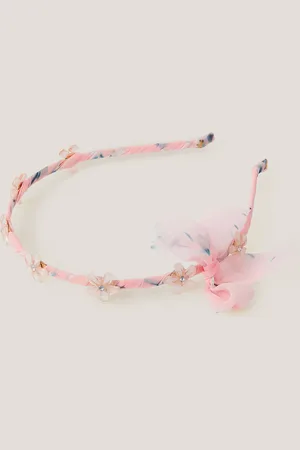 Monsoon Flower Bow Wrap Headband