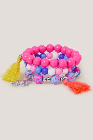Monsoon 3-Pack Mixed Bead Charm Bracelets