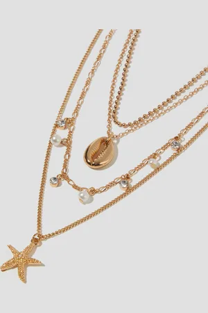 Monsoon Sea Charm Layered Necklace