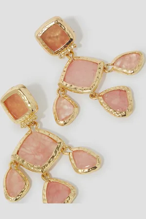 Monsoon Quartz Chandelier Earrings