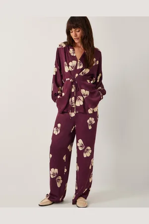 Monsoon Roz Floral Straight Leg Trousers