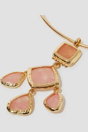Monsoon Quartz Pendant Choker Necklace