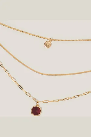 Monsoon Gemstone Pendant Layered Necklace