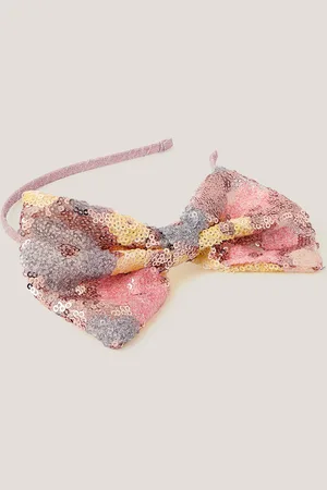 Monsoon Daisy Sequin Bow Headband