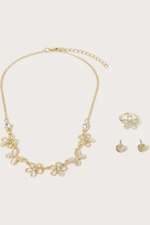Monsoon Flower Butterfly Jewellery Set