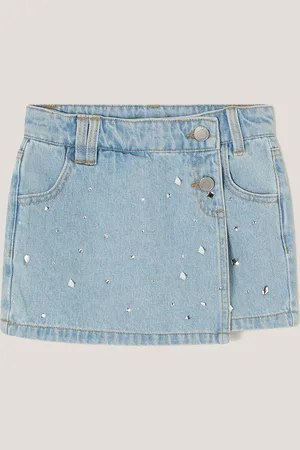 Monsoon Jewel Embellished Denim Skort