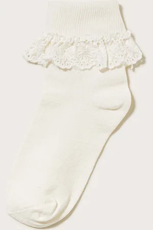 Monsoon Olivia Bow Lace Socks