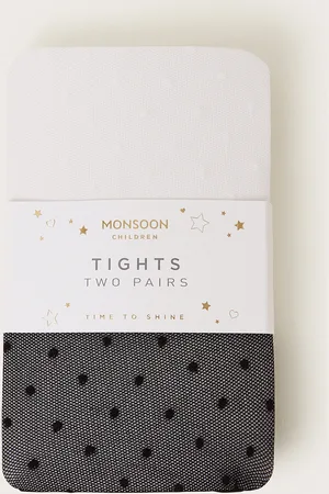 Monsoon 2-Pack Sheer Polka Dot Tights