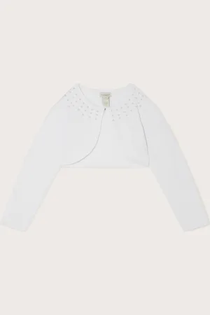 Monsoon Sammy Pearl Embellished Cardigan