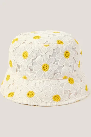 Monsoon Daisy Lace Bucket Hat