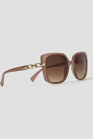 Monsoon Link Detail Oversized Sunglasses