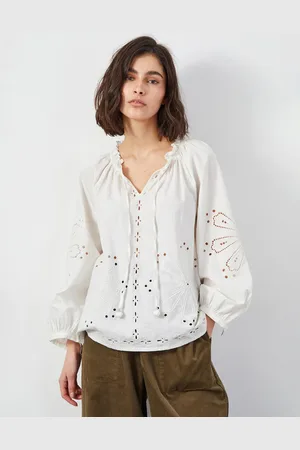 Bohemia East Aliona Broderie Blouson Blouse