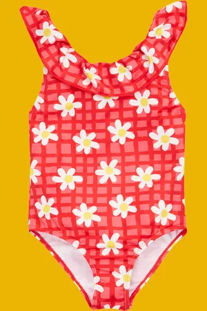 Frugi Amelia Daisy Print Swimsuit