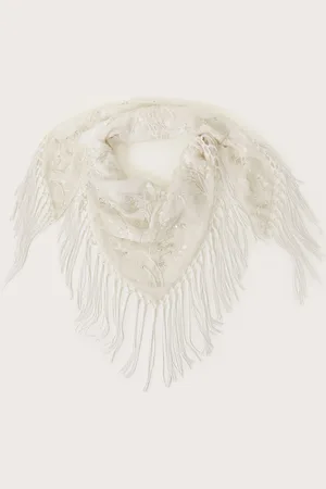 Bohemia Embellished Bridal Tassel Cover Up
