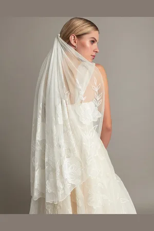 Monsoon Floral Embroidered Bridal Veil