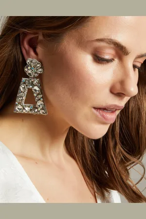 Monsoon Statement Gemstone Drop Earrings