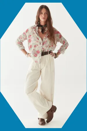 MAISON HOTEL Lolo Straight-Leg Trousers