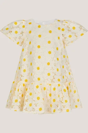 Monsoon Baby Zaria Daisy Lace Swing Dress