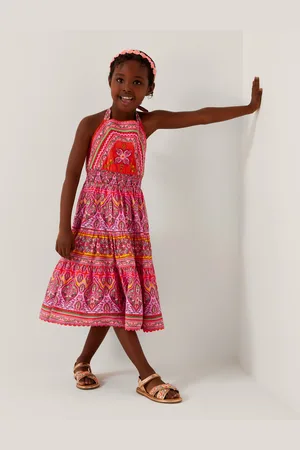 Monsoon Heritage Print Halter Dress