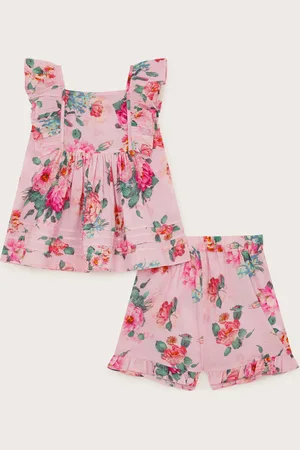 Monsoon Baby Vintage Floral Top and Shorts Set