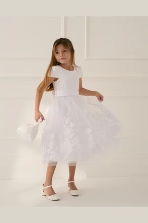 Monsoon Sorcha Floral Lace Communion Dress