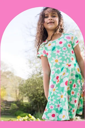 Frugi Spring Printed Skater Dress