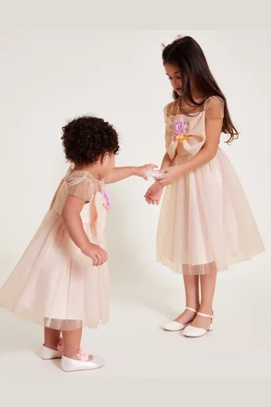Monsoon Baby Blossom Bow Bodice Dress