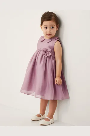 Monsoon Baby Petal Collar Party Dress