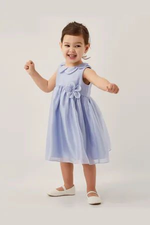 Monsoon Baby Petal Collar Party Dress