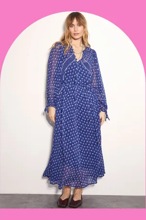 Bohemia East Nandi Botanical Print Maxi Dress