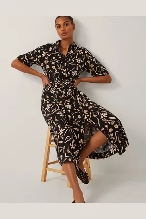 Monsoon Ulla Floral Print Jersey Dress
