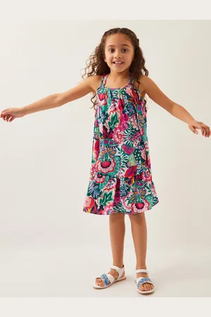 Monsoon Tropical Floral Swing Dress