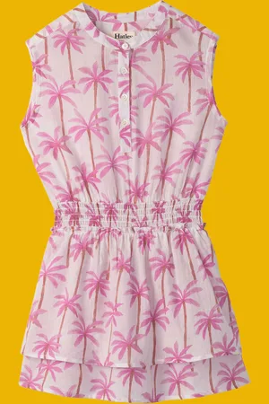 Hatley Palm Print Sleeveless Dress