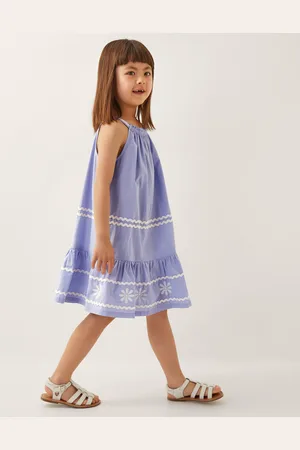 Monsoon Amalfi Floral Ricrac Sleeveless Dress