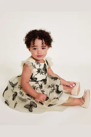 Monsoon Baby Savannah Embroidered Butterfly Dress