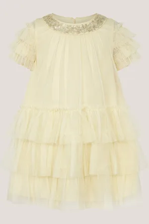 Monsoon Baby Alexandra Embellished Swing Dress
